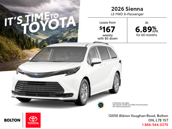 2026 Toyota Sienna Hybrid