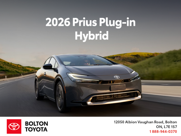 2026 Toyota Prius Plug-In Hybrid