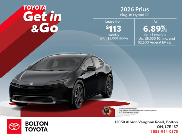 2026 Toyota Prius Plug-In Hybrid