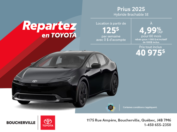 Toyota Prius Plug-In Hybrid 2025