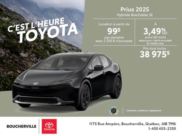 Toyota Prius Plug-In Hybrid 2025