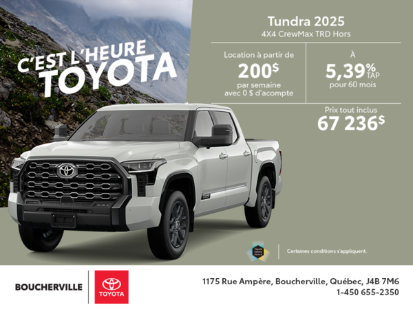 Toyota Tundra 2025