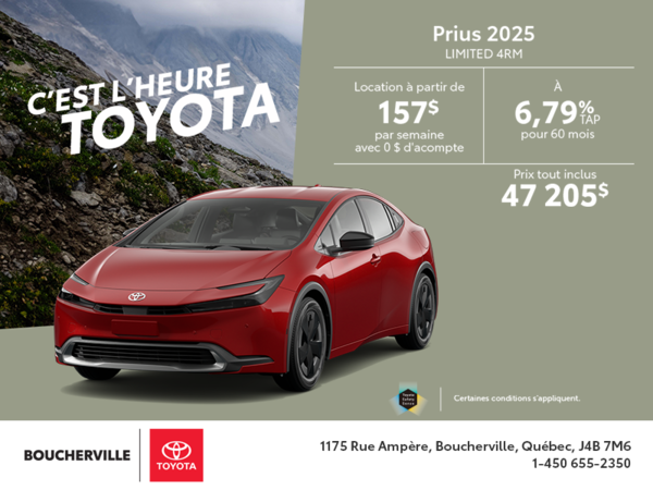 Toyota Prius 2025