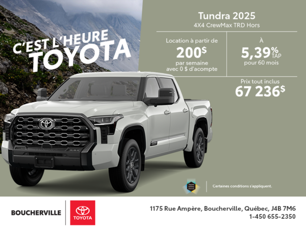 Toyota Tundra 2025