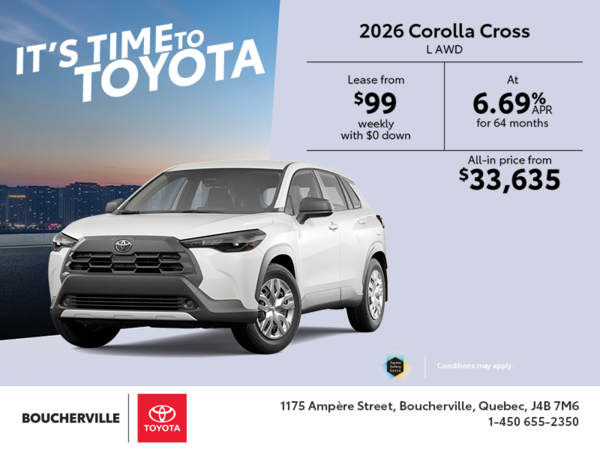 2026 Toyota Corolla Cross