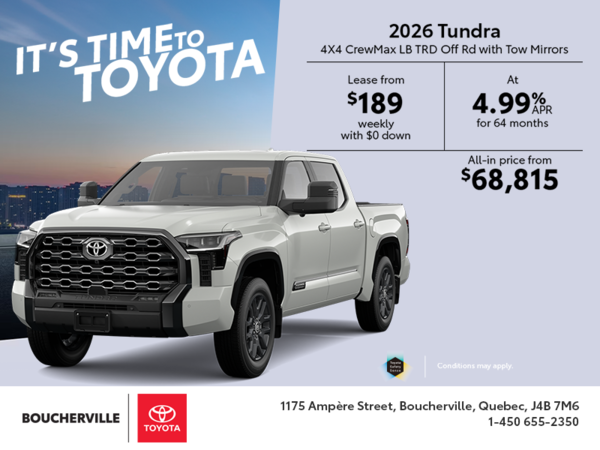 2026 Toyota Tundra