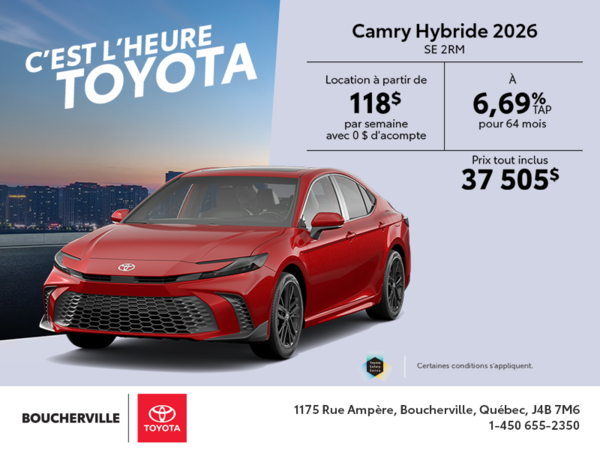 Toyota Camry Hybrid 2026