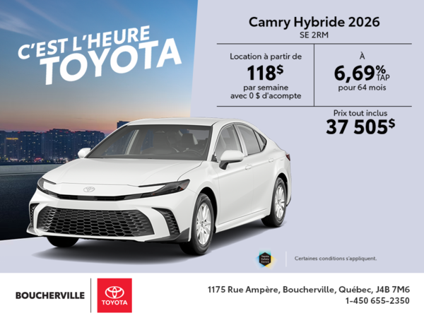 Toyota Camry Hybrid 2026