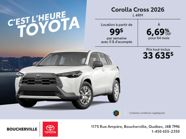 Toyota Corolla Cross 2026