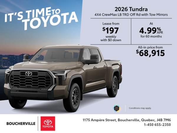 2026 Toyota Tundra