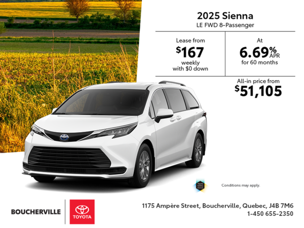 2025 Toyota Sienna Hybrid