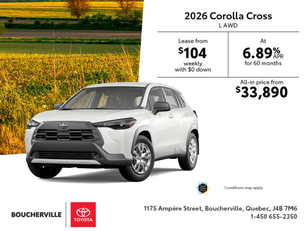 2026 Toyota Corolla Cross