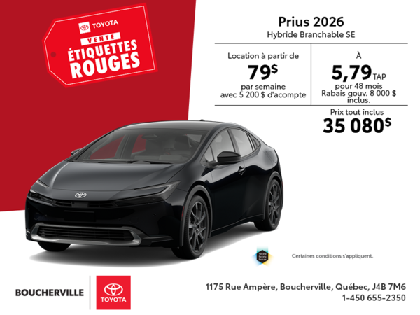 Toyota Prius Plug-In Hybrid 2026