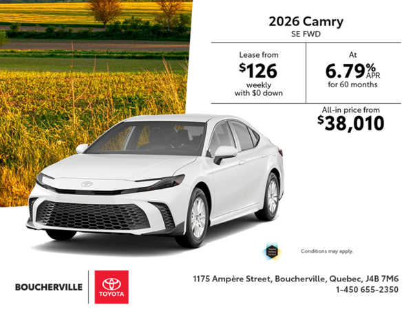 2026 Toyota Camry SE FWD