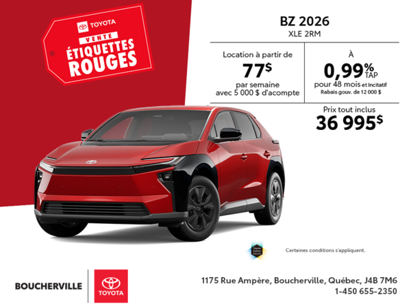 Toyota bZ 2026