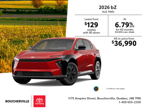 2026 Toyota bZ