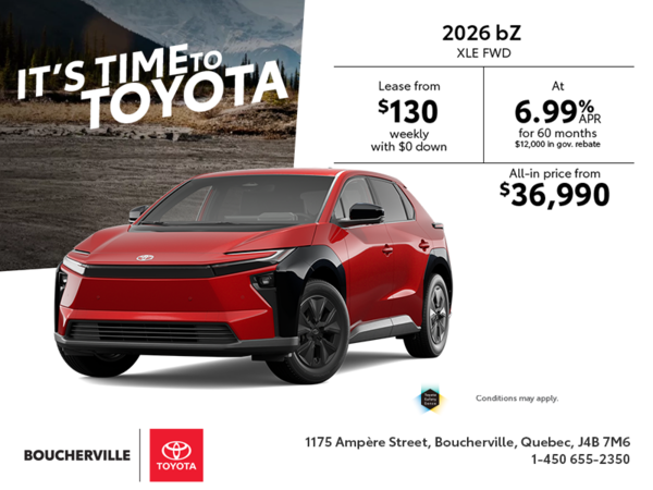 2026 Toyota bZ