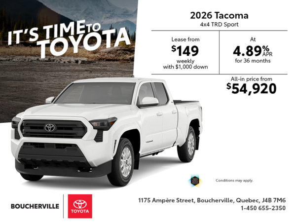 2026 Toyota Tacoma