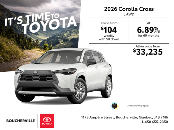 2026 Toyota Corolla Cross