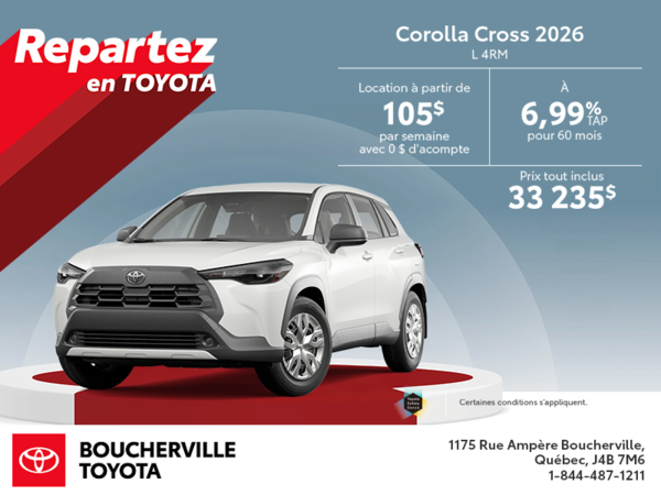 Toyota Corolla Cross 2026