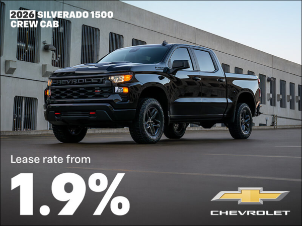 Get the 2026 Chevrolet Silverado 1500
