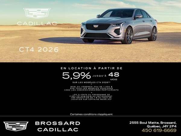 Cadillac CT4 2026