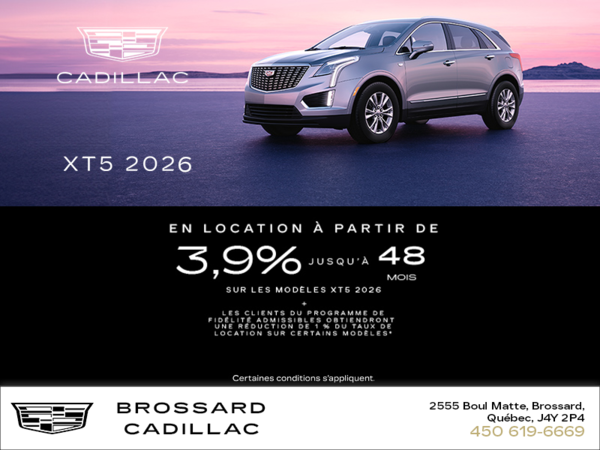 Cadillac XT5 2026