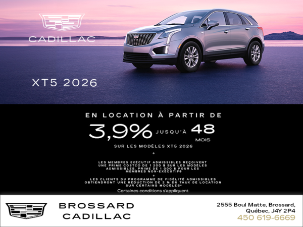 Cadillac XT5 2026