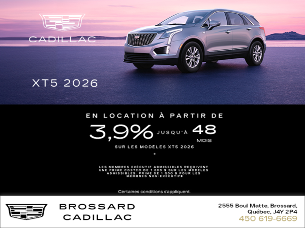 Cadillac XT5 2026