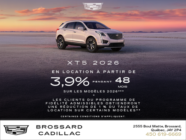 Cadillac XT5 2026