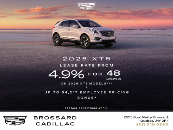 2026 Cadillac XT5