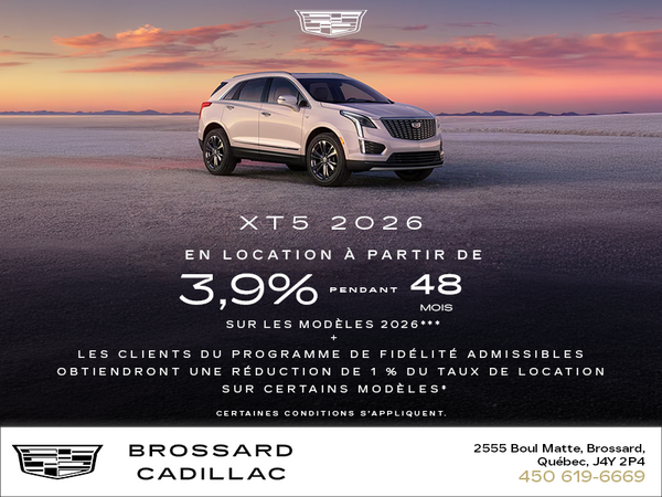 Cadillac XT5 2026