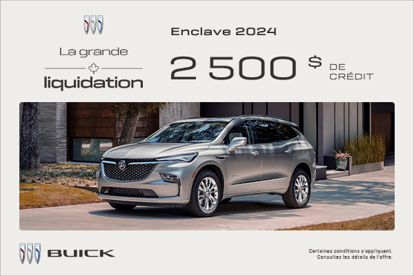 Procurez-vous le Buick Enclave 2024