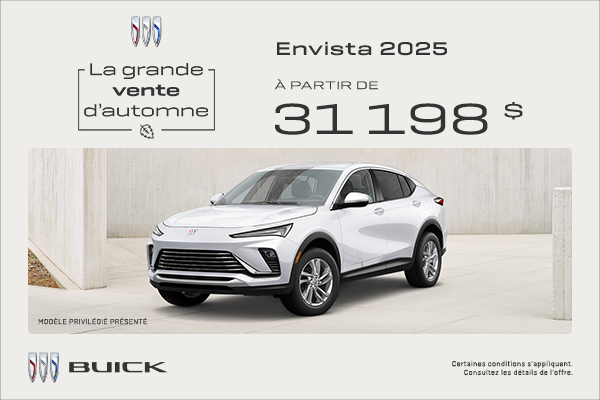 Procurez-vous le Buick Envista 2025