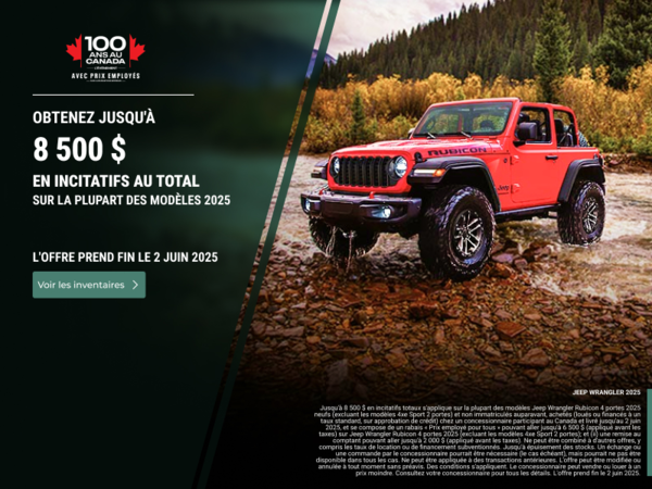 L'événement mensuel de Jeep