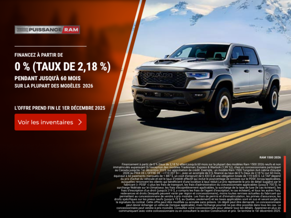 L'événement mensuel RAM