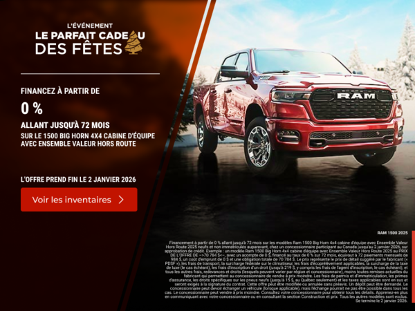 L'événement mensuel RAM