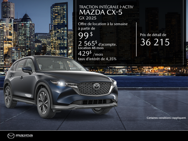 Procurez-vous le Mazda Cx-5 2025