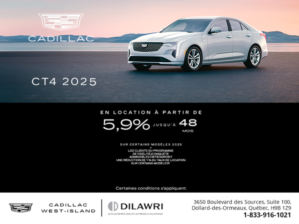 Cadillac CT4 2025