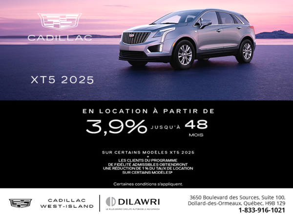 Cadillac XT5 2025
