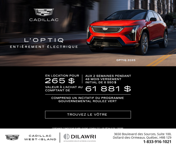 Cadillac Optiq 2025