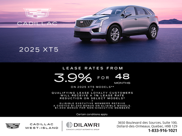 2025 Cadillac XT5
