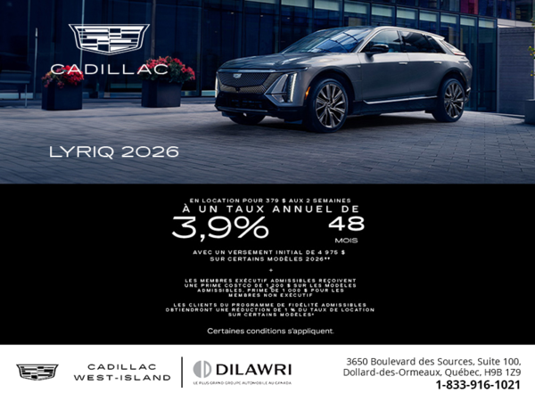 Cadillac Lyriq 2026