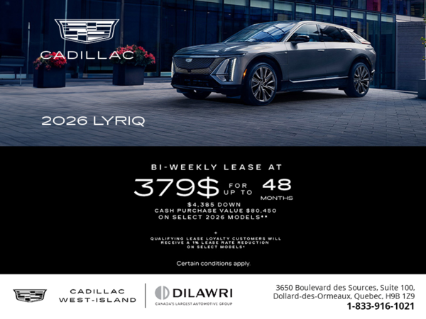2026 Cadillac Lyriq