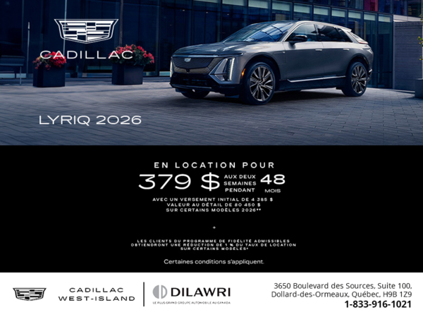 Cadillac Lyriq 2026