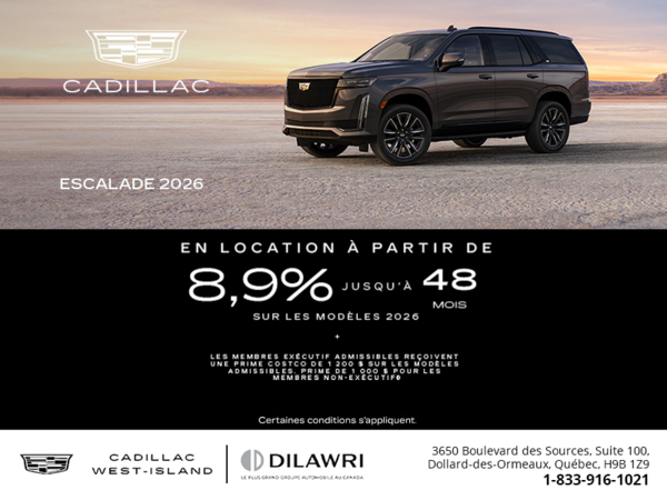 Cadillac Escalade 2026