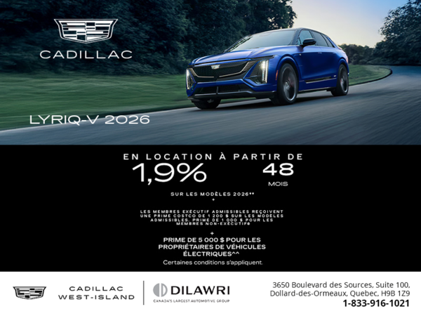 2026 Cadillac Lyriq-V