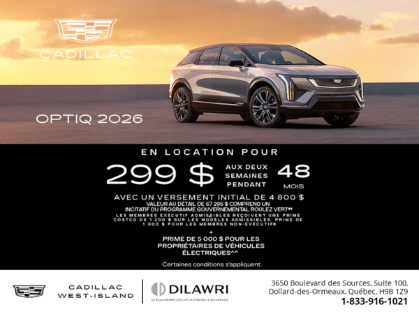 Cadillac Optiq 2026