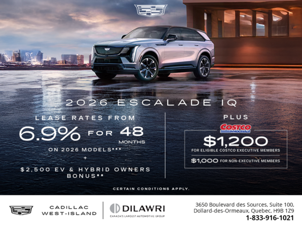 2026 Cadillac Escalade IQ