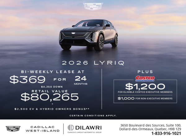2026 Cadillac Lyriq